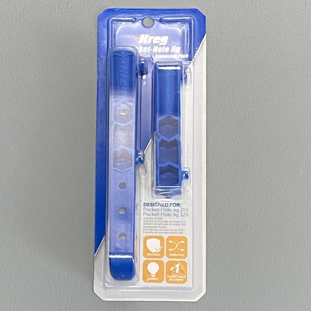 Kreg KPHA110 Pocket Hole Jig Expansion Pack For 310/320  Jigs Drill Guide Spacer